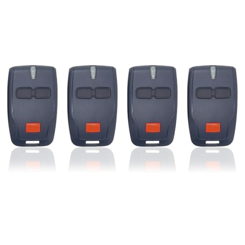BOULESENM 4PCS Mando Garaje para Garaje BFT Mitto 2,433.92MHz para Puertas Automáticas,Rolling Code,Mandos Puerta Garajes Universal Compatible con Ghibli, Kleio, TRC 2, RCB04,Mando Garaje Clonador