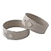 2PCS Leather Wristband Adjustable Leather Strap Trendy Casual and Business Wear Elegant