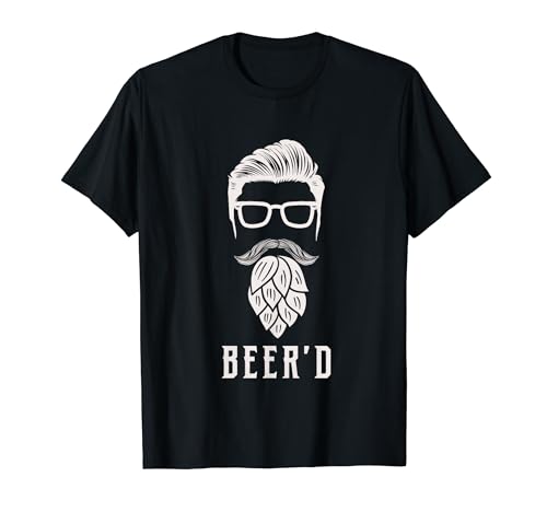 Beer'd Beer Hop Beard - Divertente idea artigianale per hipster Maglietta