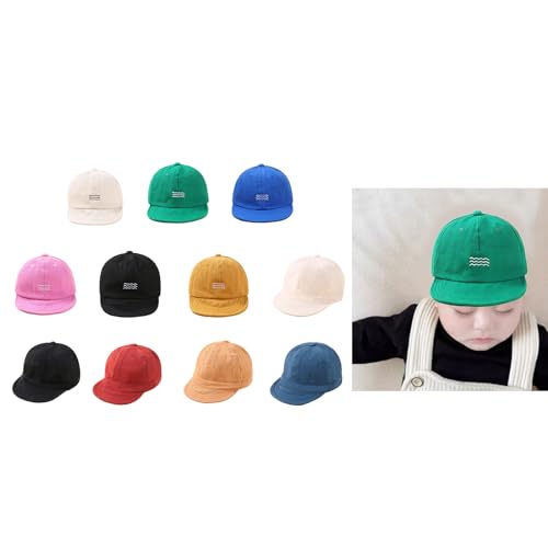 Baby Baseball Stylish Toddler Hat Solid Color Hat Comfortable & Breathable Hat for 6 Months to 3 Years Old2
