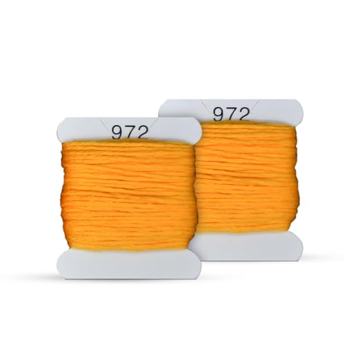 Image of Embroidery Floss Kit and Refills - Cotton Threads - DMC Color Coding for Cross Stitch, String Crafts, Friendship Bracelets