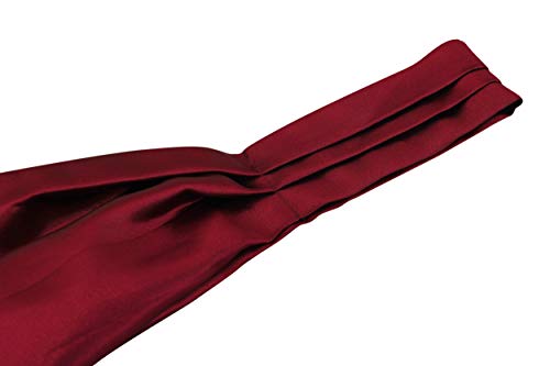Image of BLACKSMITH Jacquard Microfiber Neckwear Ascot and Matching Pocket Square Set for Men