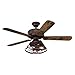 Westinghouse Lighting 7220500 Barnett 48-Inch Barnwood Indoor, Dimmable LED Light Kit with Cage Shade, Remote Control Included Ceiling Fan,