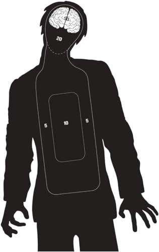 Cibles Silhouette Zombie 53 x 84 cm papier dense 120 g/m² de qualité