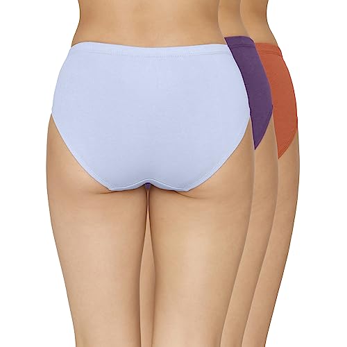 Image of Amante Solid Mid Rise Hipster Panty (Pack of 3)