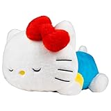 Jazwares Hello Kitty® and Friends, Classic Hello Kitty® 18-inch Sleeping Plush - W3 - Officially Licensed Sanrio Product from 6+