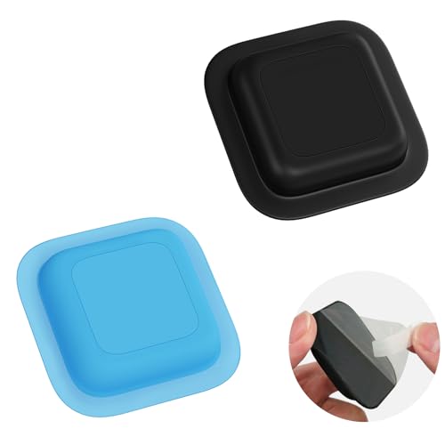 Tile Mate 2024/2022�p �S���}�E���g�P�[�X 2�p�b�N �V���R���� �h�� �B���z���_�[ Life360 �^�C���g���b�J�[�p | ���S�Ŗڗ����Ȃ� | ���]�� �� �ו��p (�u���b�N/����u���[)