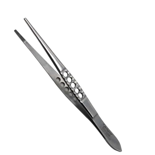 Thumb Tissue Forceps Serrated, 5 1/2