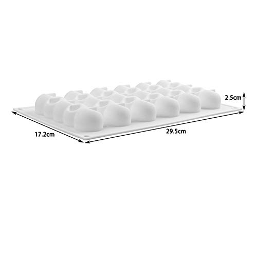 ESA Supplies Silicone Mousse Cake Molds Silicone Large Bar Dessert Molds Jelly Molds for Baking 6 Bars - Thumbnail 6