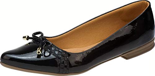 Sapatilha Lumiss Bico Fino (39, Verniz preto)