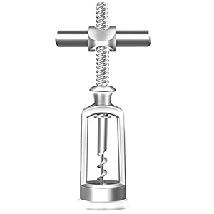 Multifunctionele rode wijnopener Wijnkurkentrekker Professionele hendelflesopener, Klassieke hendelkurkentrekker Creatieve flesopener van zinklegering Obers Kurkentrekker, voor thuisrestaurant Chateau-bars, cafés, voor wijn, champagne, geschikt voor alle evenementen en als geschenk