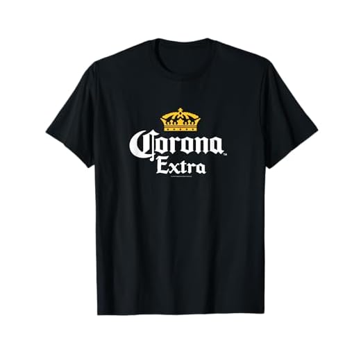 Offiziell lizenziertes Corona Extra Crown Logo T-Shirt