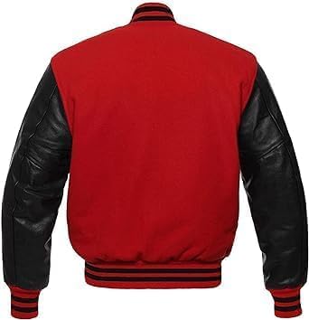 Image of Letterman Varsity Jackets for Men, Baseball Bomber Jackets, High School Letterman Jackets, Warm Wool Outerwear