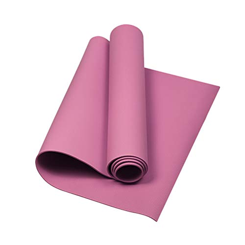Sierpien ヨガマット 折りたたみ トレーニングマット 4mm エクササイズマット フィットネス ピラティス ヨガマット 収束バンド付き ピラティス ストレッチ 体幹トレーニング 筋トレ 軽量 耐久性 滑り止め 持ち運び 収納簡単 (ピンク)