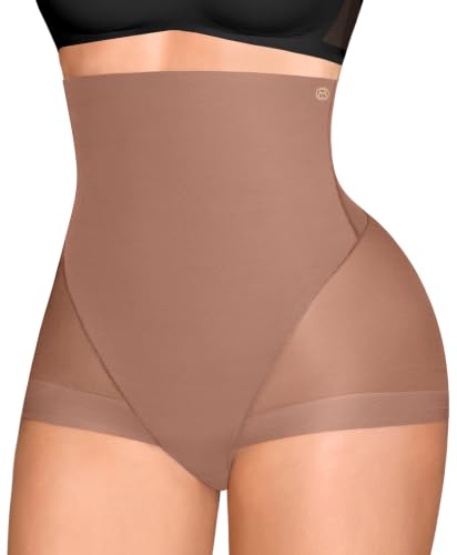 Image of SHAPELLX Women High Waist Tummy Control Slips Shapewear Panties Under Dress