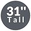 31''-dark Gray