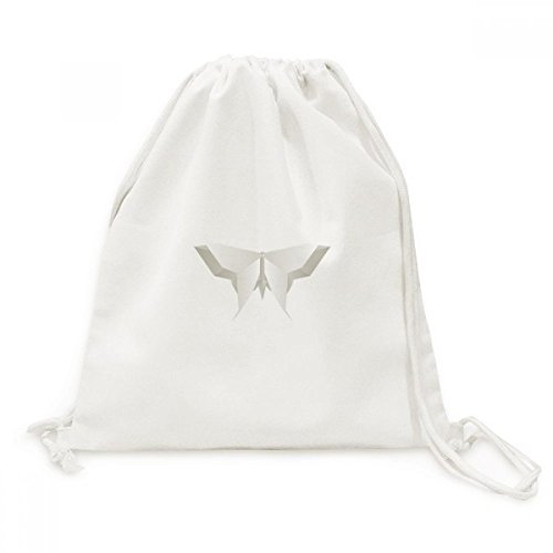 Sac de transport en toile avec cordon sac à dos imprimé papillon abstrait