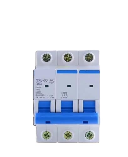 Disjoncteur courbe D NXB-63 2P 6A type DZ47 pour tableau électrique de maison
