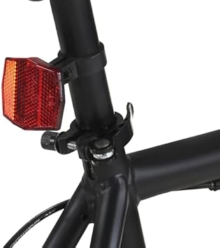 Fixed Gear Bike - Lightweight Single Speed Commuter Bicycle with Flip-Flop Hub for Urban Riding