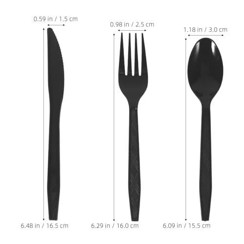 VILLCASE �g���̂ăv���X�`�b�N�J�g�����[�Z�b�g �i�C�t �t�H�[�N �O�؃X�v�[���e10�{���� �a������p�[�e�B�[�p���^�T�[�r���O�p��