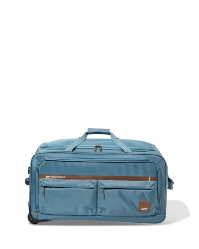 Image of VIP Grande Medium Size 2-Wheel Duffle Trolley Bag, Smoke Blue