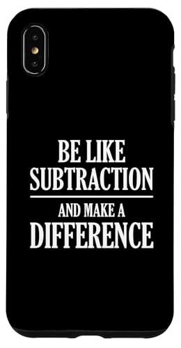 数学教師のユーモアは引き算のようになり、違いを生む スマホケース iPhone XS Max 用