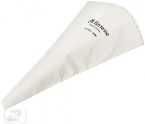 Browne Foodservice NPB4 White 8" X 14" Nylon Pastry Bag-NPB4