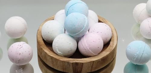 60 Mini Boules de Bain - Billes de Bain Effervescentes