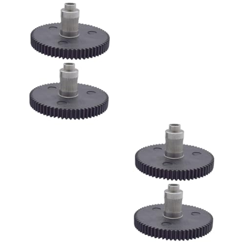 SOLUSTRE 4pcs Stainless Steel Extrusion Gear Wheel for Printer Extruder Feeder Gears