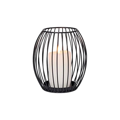 Marrakech Black Metal Lantern Tea Light Holder Cover