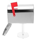 Protection assurée : Ce mini mailbox en métal robuste et étanche protège efficacement le courrier ou petits objets contre les intempéries, offrant une solution fiable pour usage extérieur de détérioration