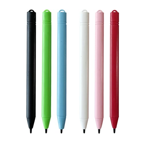 SinChic Stylet pour Tableau à Dessin LCD,6 PCS stylos de Rechange pour Tableau d'écriture LCD Stylo à Dessin Magnétique pour Dessin Magnétique en Plastique Robuste