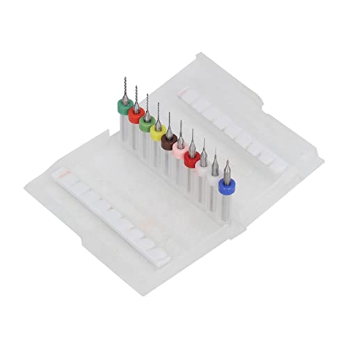 Tungsten Steel Twist Drill Bit Set Strong Abrasion (0.1-1.0mm)