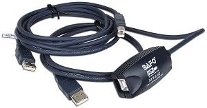 3' BAFO Net-LinQ BF-110N USB Data Transfer Cable (Black) - Transfer Files Between Two PCs or Notebooks via USB Ports!