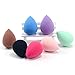 7pcs Makeup Sponge Blender Set in Different Colors, Latex-free Blender Beauty Foundation Blending Sponge, Water drop/Teardrop Makeup Sponges Pack (7, different colors)