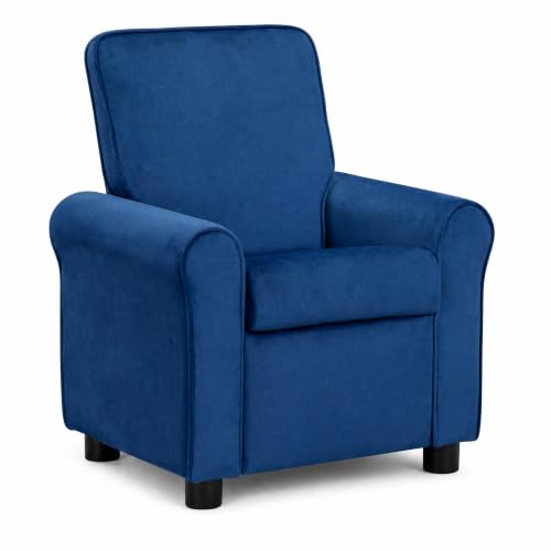 Image of Olive & Opie Jordan Kids /Toddler Push Back Recliner Chair, Lounge Sofa for Boys & Girls Ages 3 and Up, Soft Upholstery, Nautica Soft