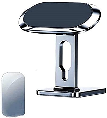 JZLMF Support magnétique pour tableau de bord de voiture, compatible avec tous les téléphones portables (argent) Cover