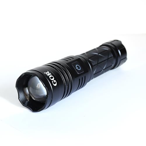 GOR LED Rechargable Flashlight Torch 26650 Battery (FT12-XHP70)