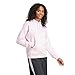 adidas Women's Essentials Small Logo FeelCozy Hoodie, Clear Pink/White