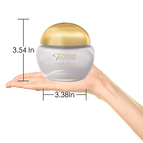 Premier Dead Sea Aromatherapy Mineral Body Treatment, Gold Cap, Salt Scrub, 425-Grams