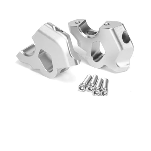 Adaptador de extensión de manillar motocicleta BMW R1300GS 2024 elevador arrastre plata