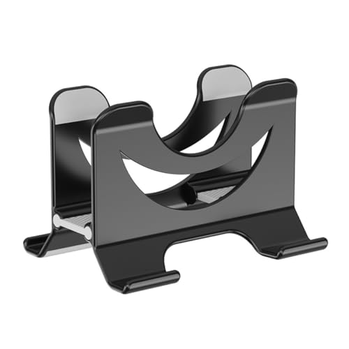 Soporte vertical para laptop Toddmomy en aluminio negro miniatura 1