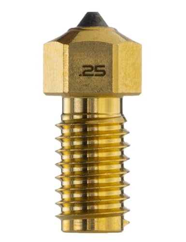 Diamondback Nozzles – AnkerMake M5 and M5C Compatible – Polycrystalline Solid Diamond Tip 3D Printer Nozzles, Improved Extrusion, Any Filament, Long Life, Wear Resistant, USA Made (0.25mm)
