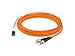 AddOn 3m LC [Male] to ST [Male] Orange OM2 Duplex Fiber OFNR [Riser-Rated] Patch Cable