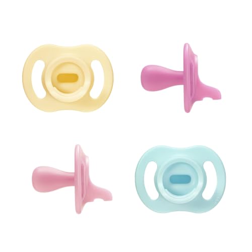 Tommee Tippee sucette ultra-légère StayPut 0-6m, paquet 4