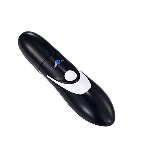 Electric Nail Grinding Machine Black And White Stainless Steel Nail Cut Toenail Clipper Cutter Metal Case For 12+ Years Adults Nl8503 (Black/White) #TOP1