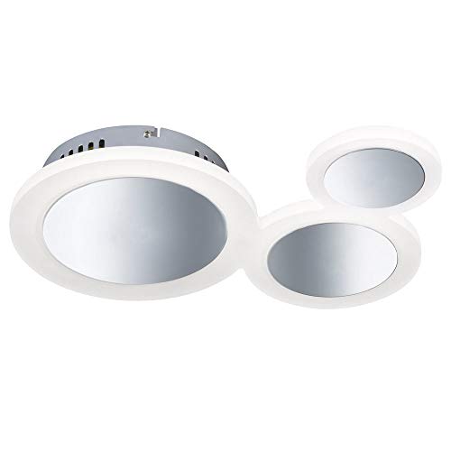 LED Decken Strahler Lampe rund Wohn Ess Zimmer Beleuchtung Chrom Design Leuchte DIMMBAR WOFI 9650.03.01.7001