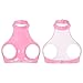 Lejafay Women's Sexy PVC Leather Mini Bra Top Clubwear Hollow Out Latex Sleeveles Vest Tops Pink Small