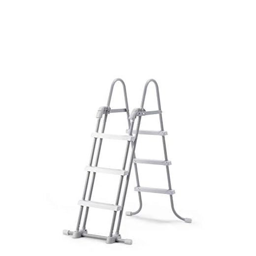 Intex Deluxe Pool Ladder with Removable Steps for 36-Inch and 42-Inch Wall Height Above Ground Pools