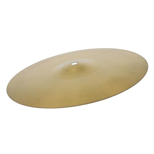 BESTonZON Professional Drum Crash Cymbal Silent Cymbals for Drum Set Accessories Brass Alloy Replacement Cymbal for Drums